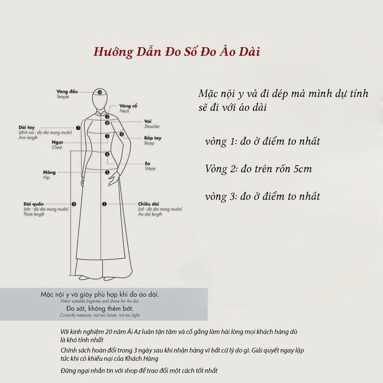 Áo Dài Cách Tân Nữ Dáng Suông Voan Thêu Hồ Điệp Mặc Tết Dự Tiệc 4 Tà Tay Dài KH20_thumbnail_6