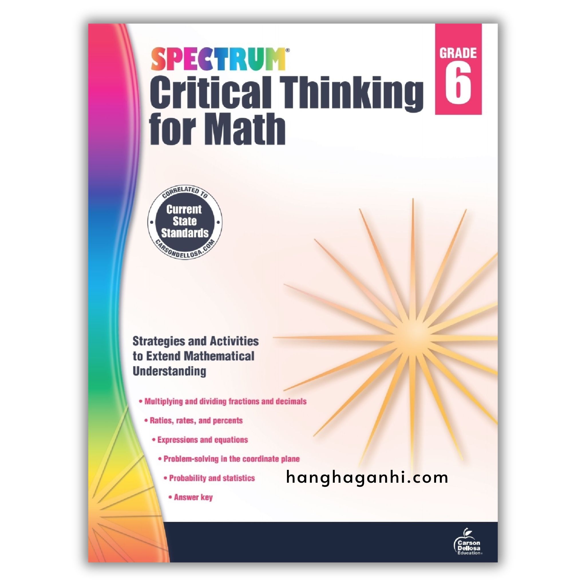 Sách Spectrum Critical Thinking for Math Workbook Grade 6_thumbnail_0