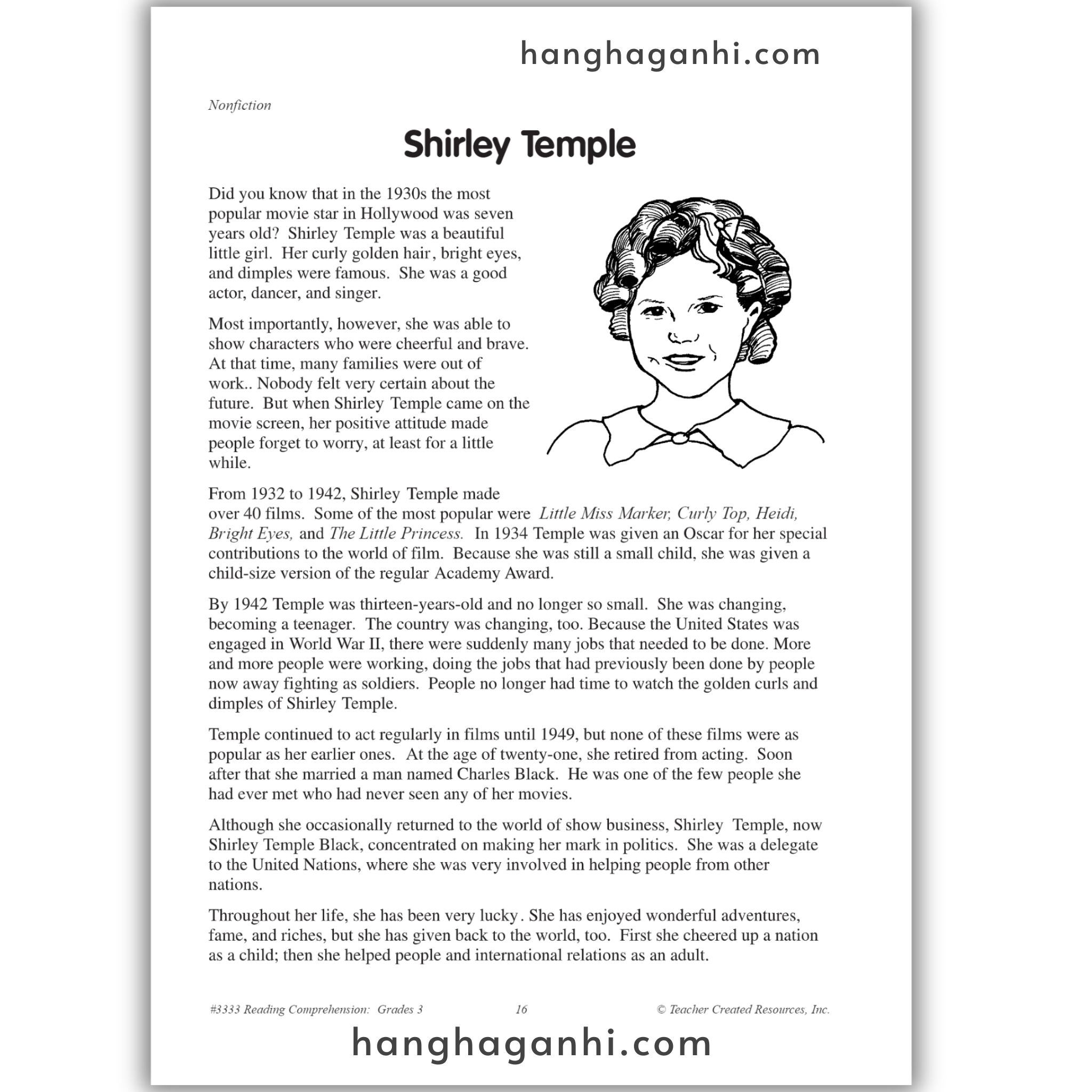 Reading Comprehension Grade 3 Teacher Created Resources, sách đọc hiểu lớp 3_thumbnail_12