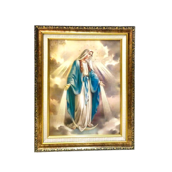 Tranh Đức Mẹ ban ơn 40x50cm giấy Italia cao cấp