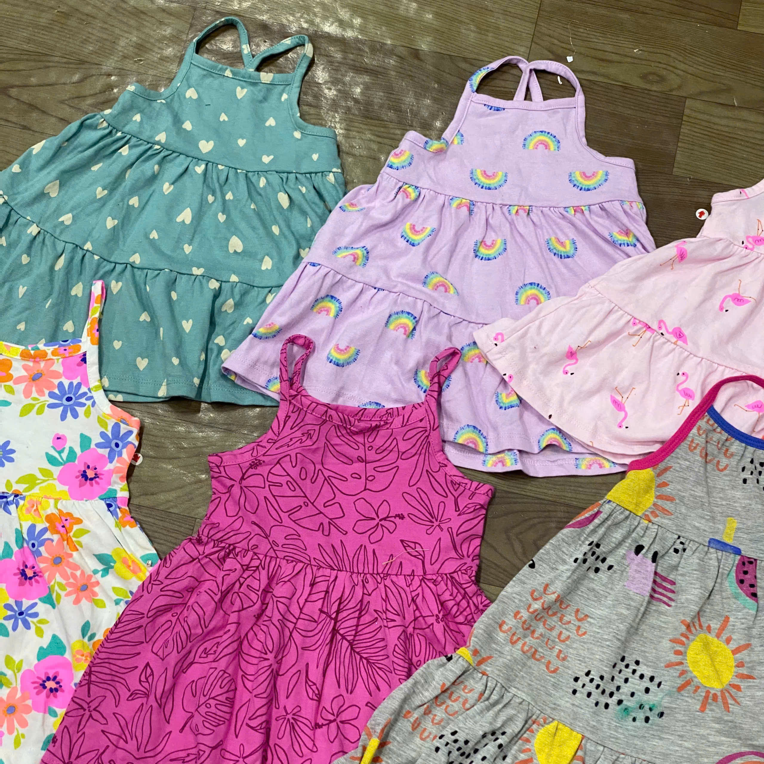 HE87 Set 2 đầm bé ( NGẪU NHIÊN ) - mua từ 2set trùng