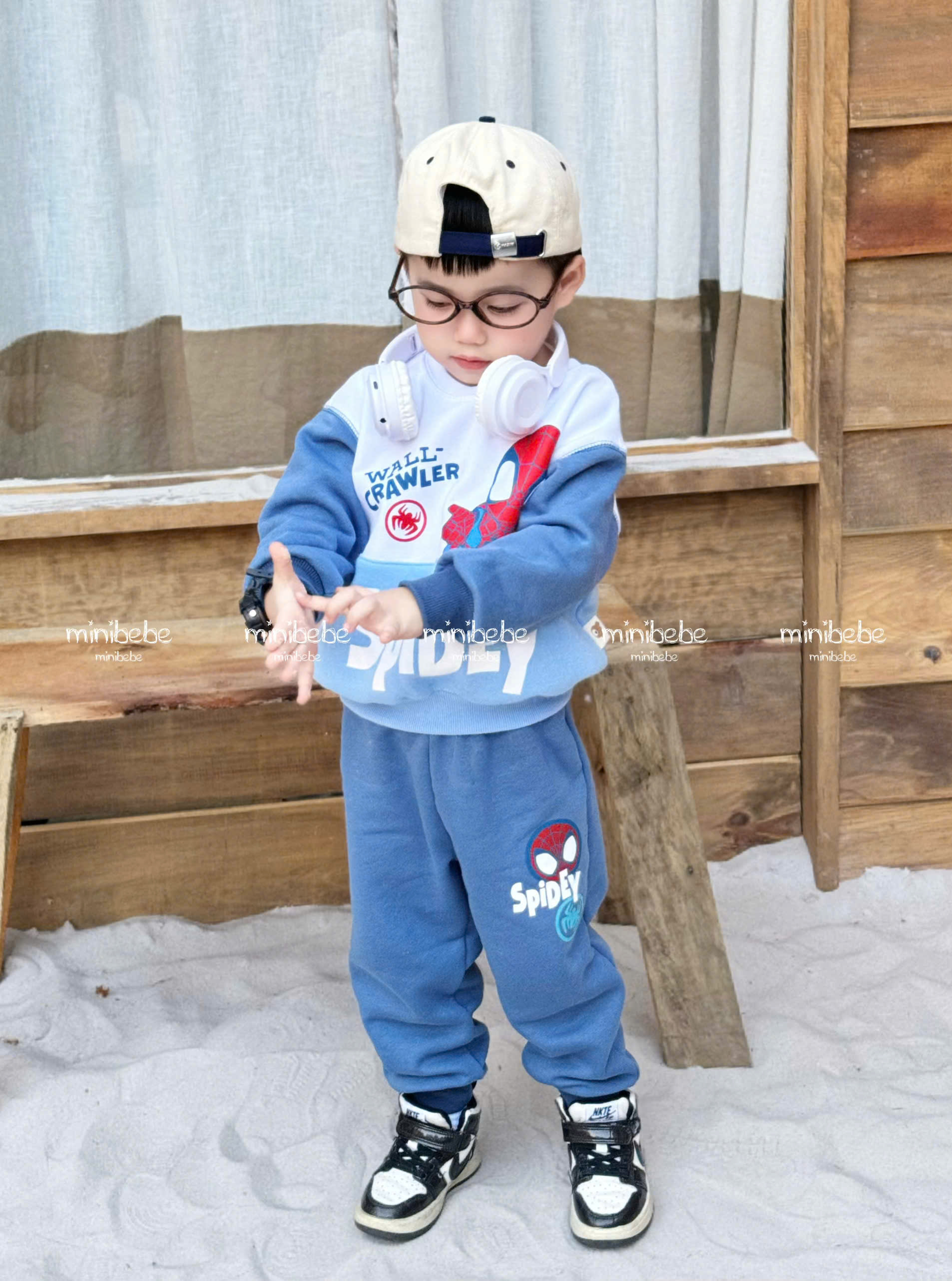 Q64 BỘ NỈ NHỆN PHỐI WALL - CRAWLER- A210.426_thumbnail_2