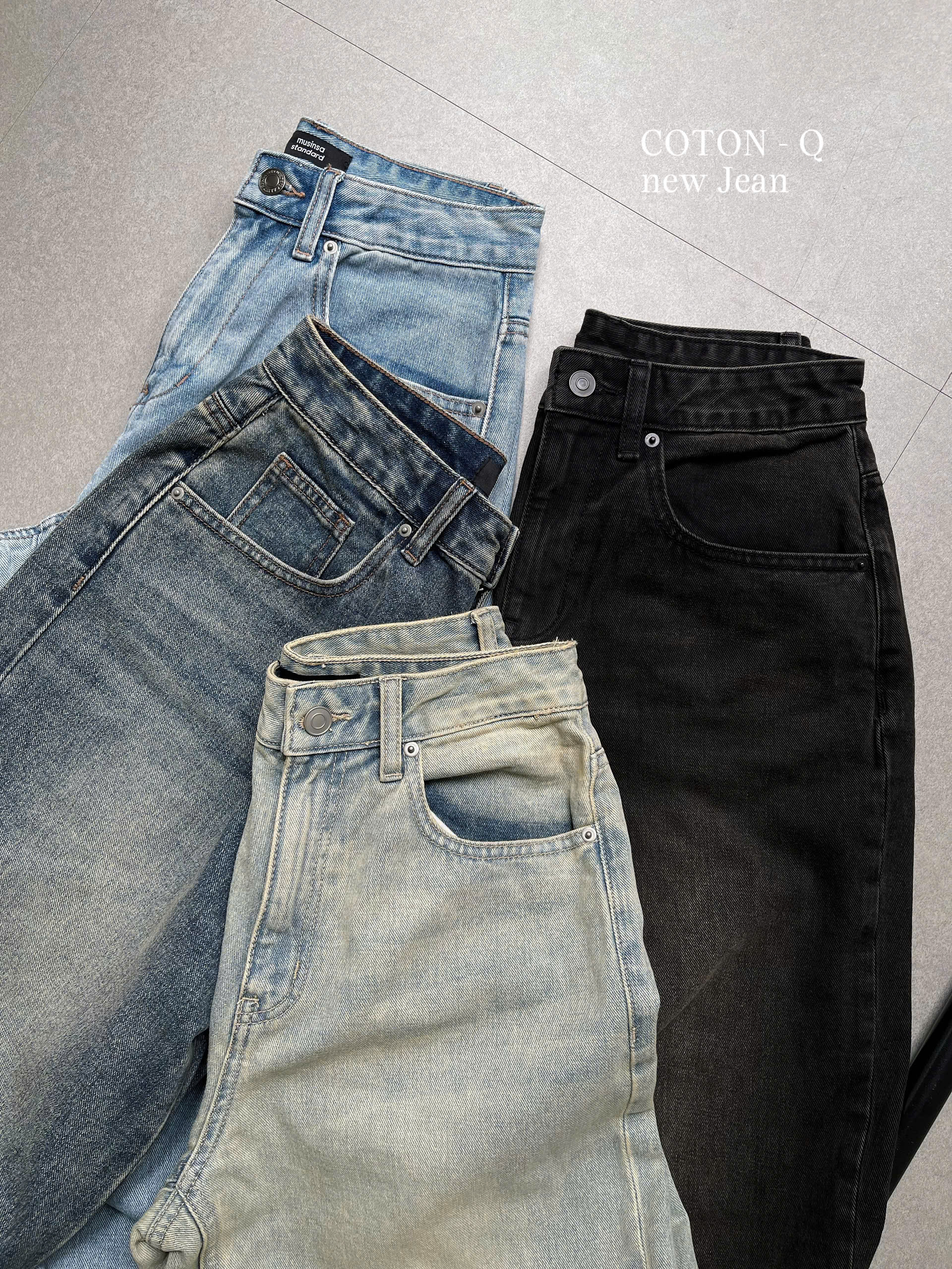 Quần jean suông xuất hàn ( KHÓI )_thumbnail_3