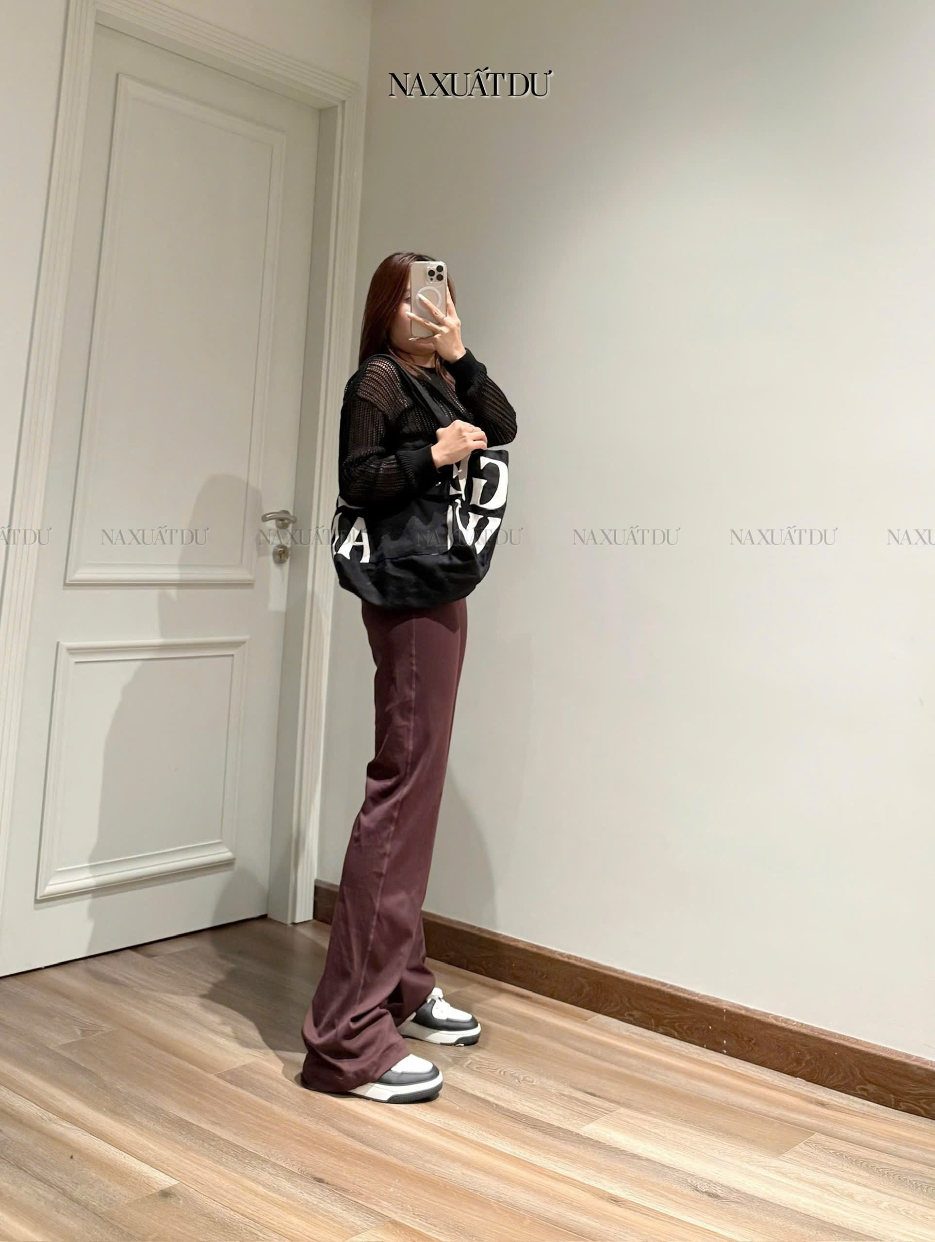 Quần dài legging loe nữ 