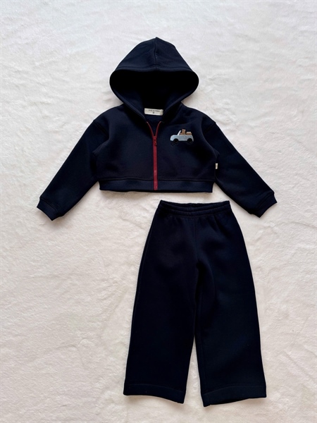 Bear Terry Set (Áo Hoodie x Quần Dài Suông) 24