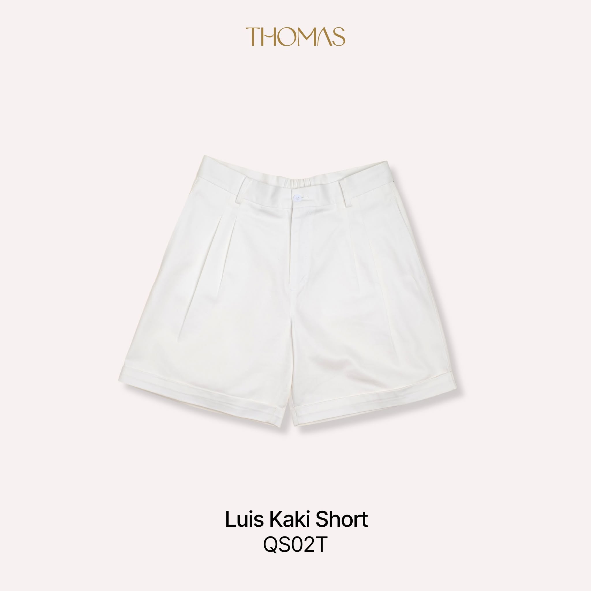 Quần Short Luis Vải Kaki Form Trên Gối Gấp Gấu Lơ-Vê_thumbnail_3