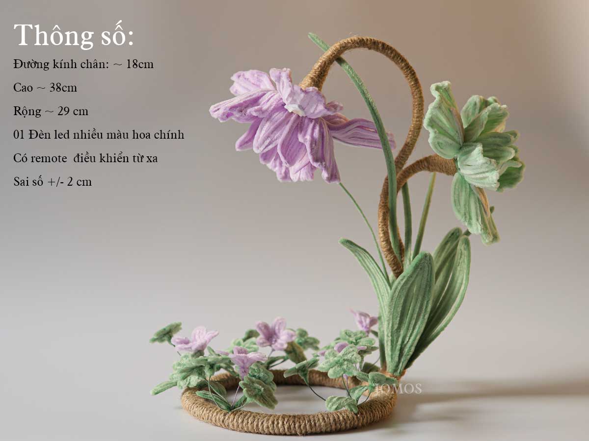 Đèn decor trang trí hoa diên vĩ_thumbnail_3