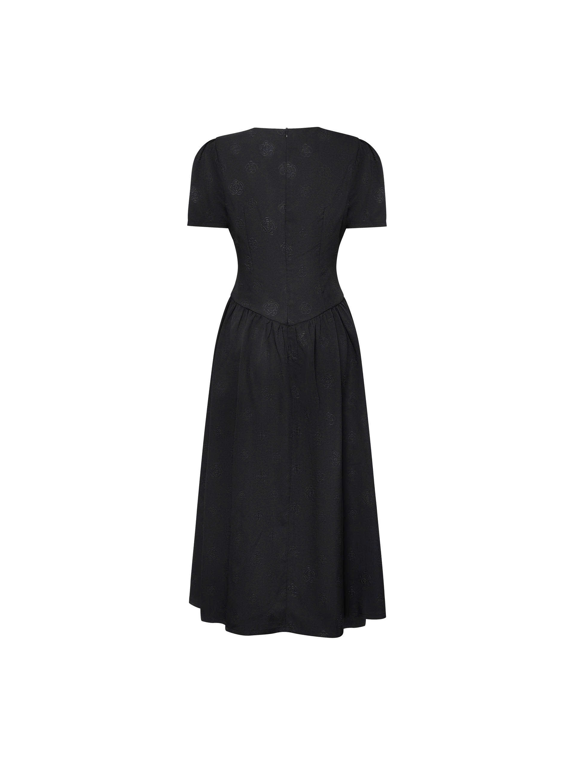 Đầm dáng dài kiểu dập bông bigsize DA175