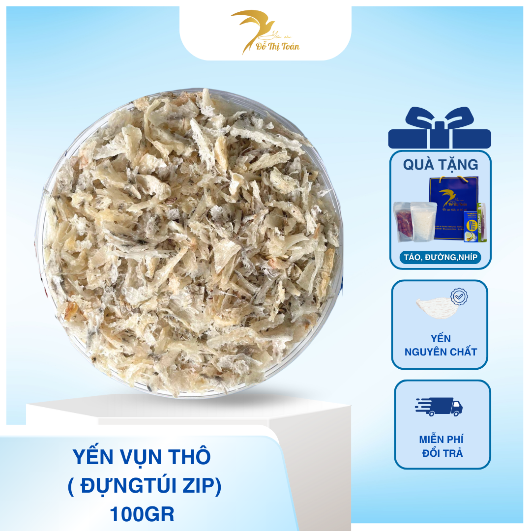[T5] YẾN VỤN THÔ- TÚI 100GR