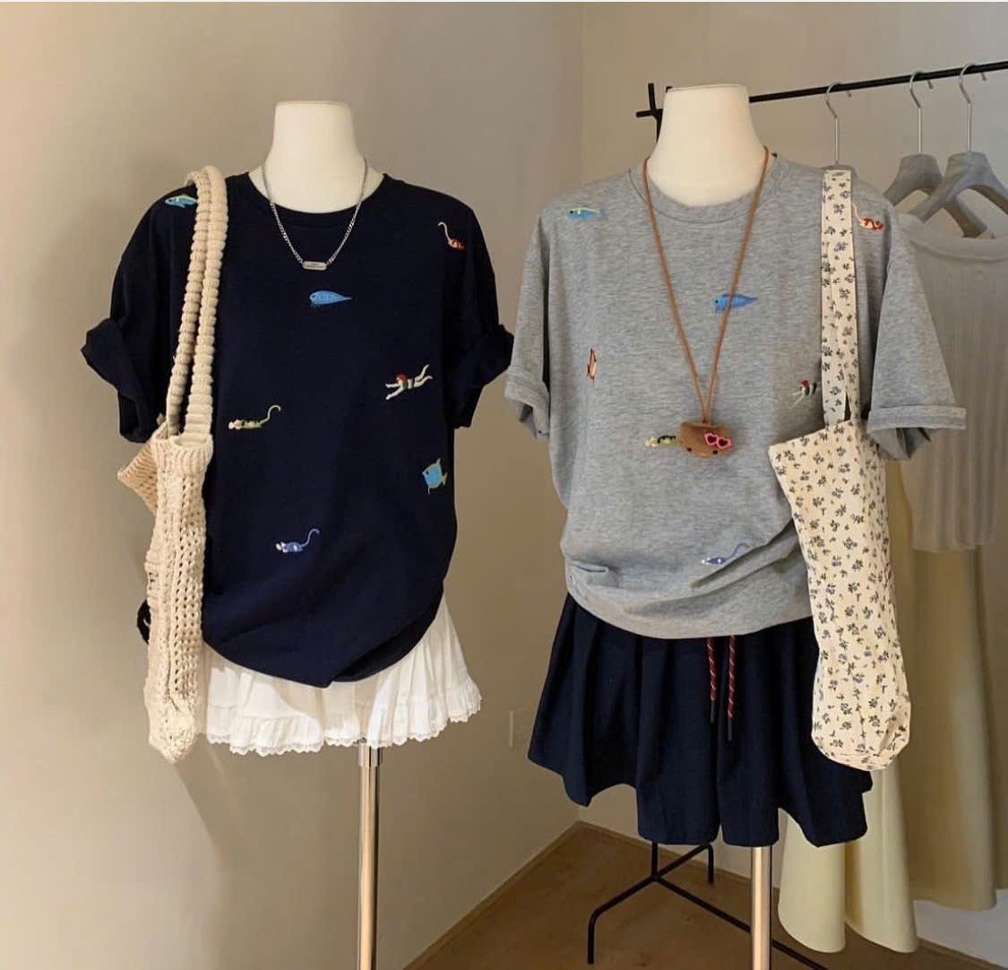 Áo thun thêu 2M ( XANH ĐEN )_thumbnail_0