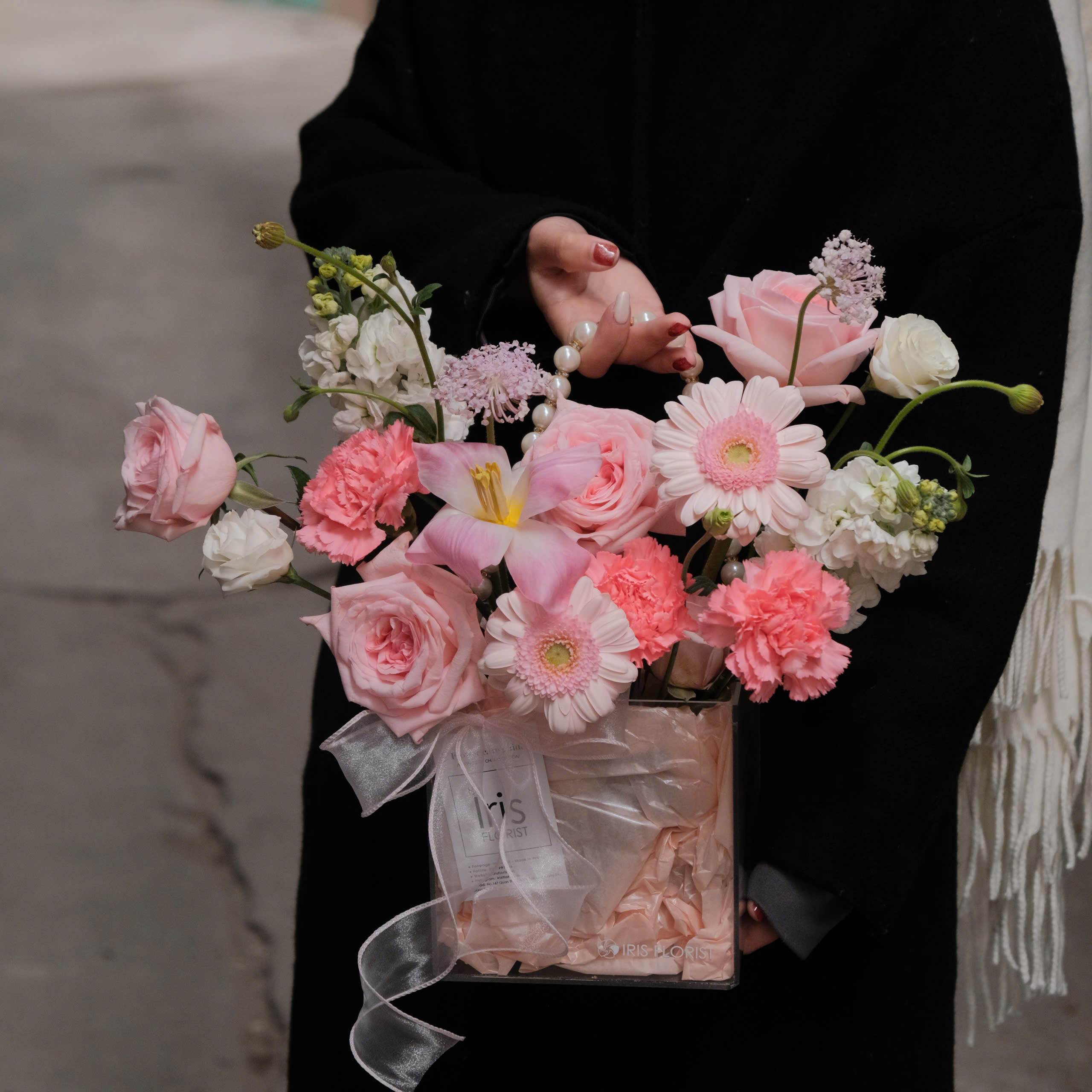 Giỏ Mica dây ngọc - Tone hồng_thumbnail_2