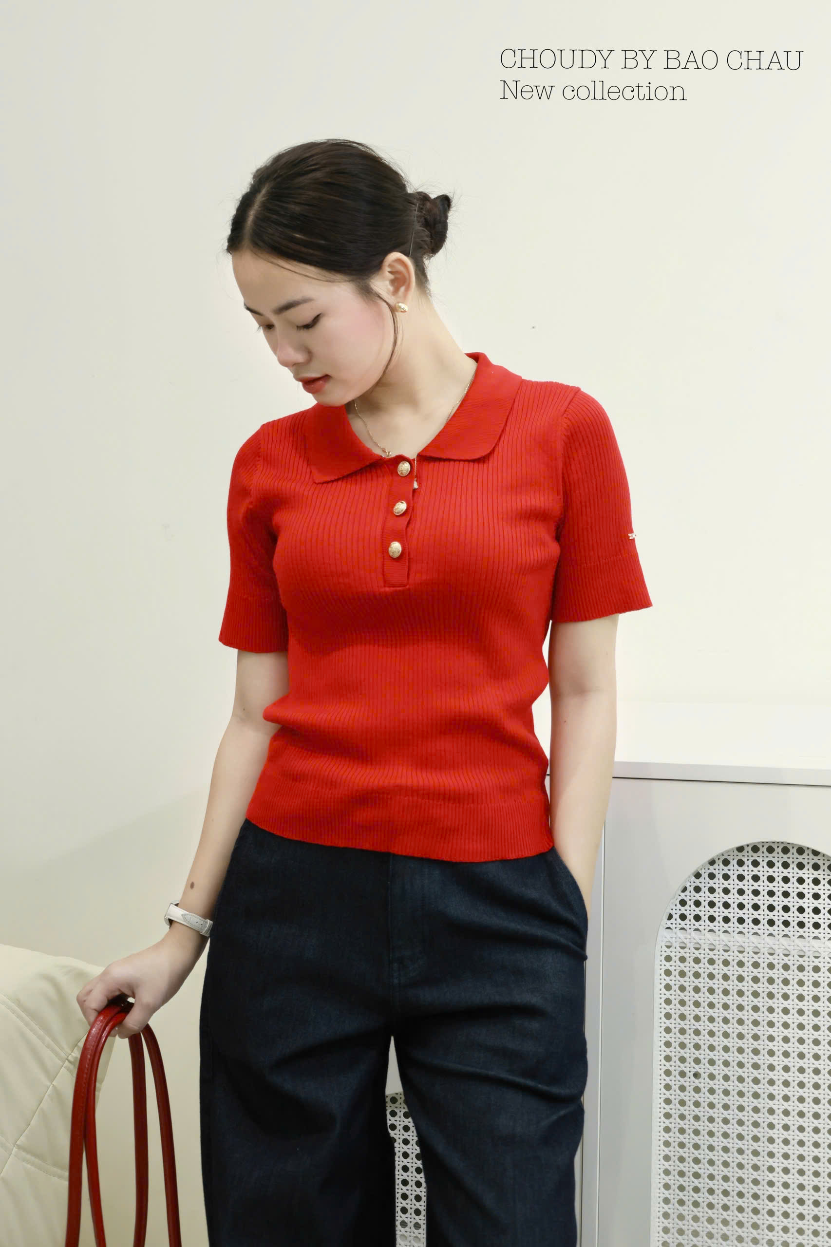 A745 ÁO DỆT KIM 3 MÀU