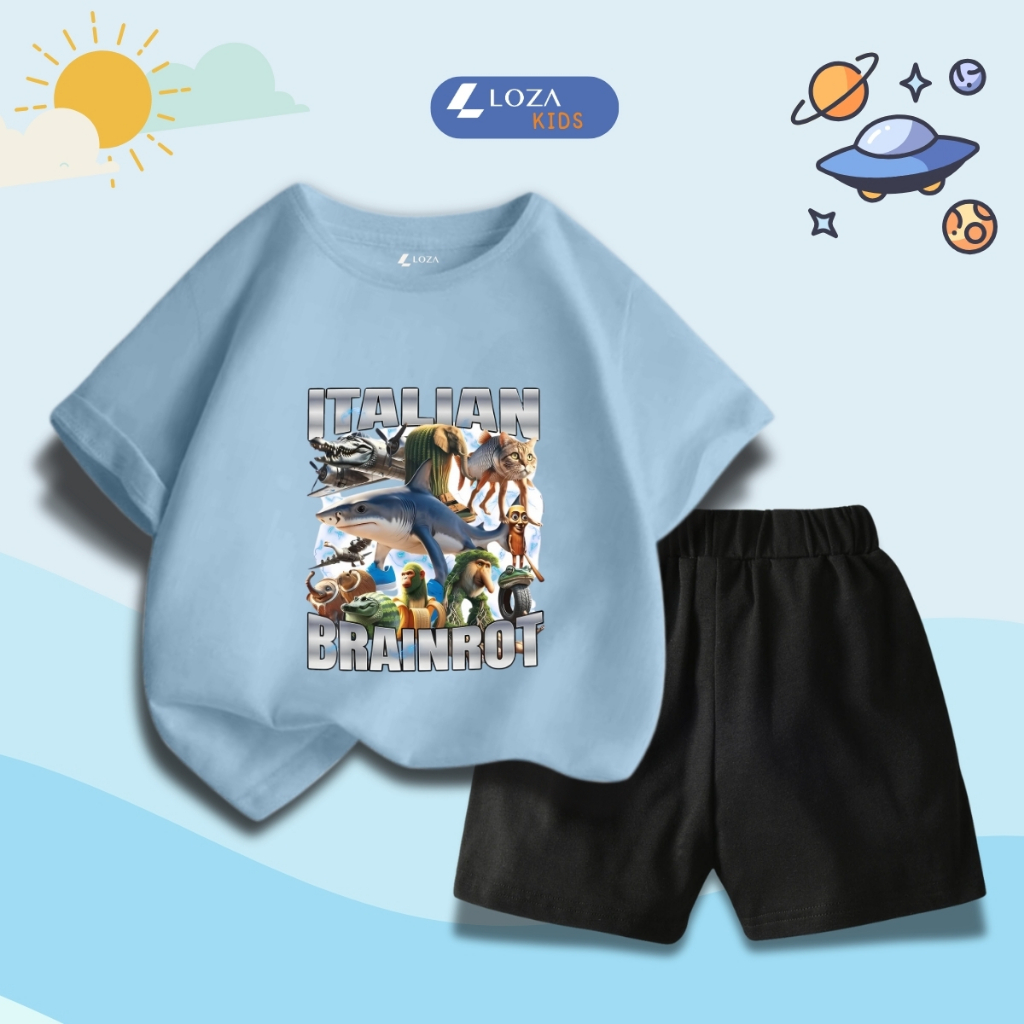 Bộ đồ bé trai in ITALIAN BRAINROT -  Loza Kids SB382_thumbnail_13