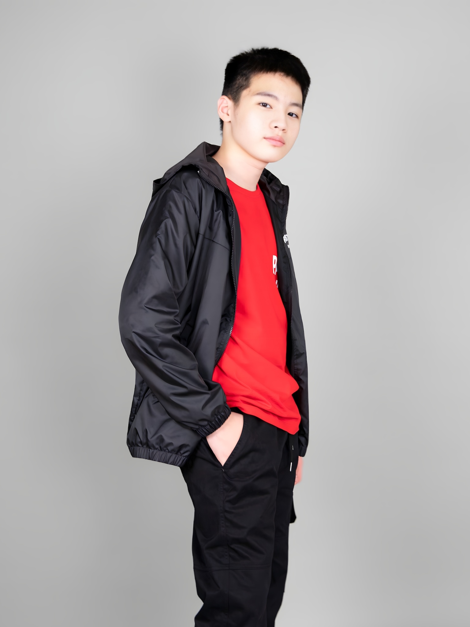 Áo khoác gió đen chữ PRSTGE_thumbnail_2