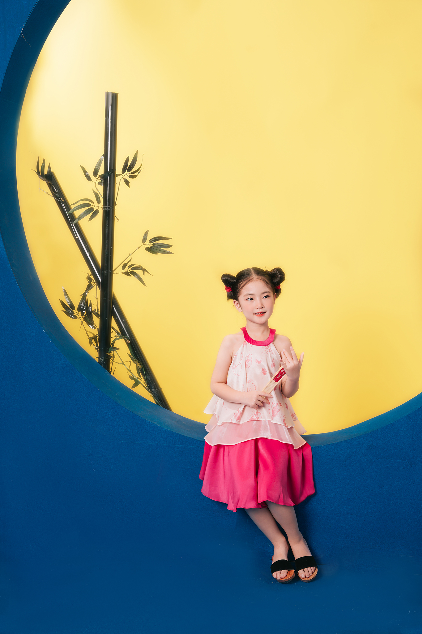 Bộ cổ yếm phối tơ chân váy lụa_thumbnail_2