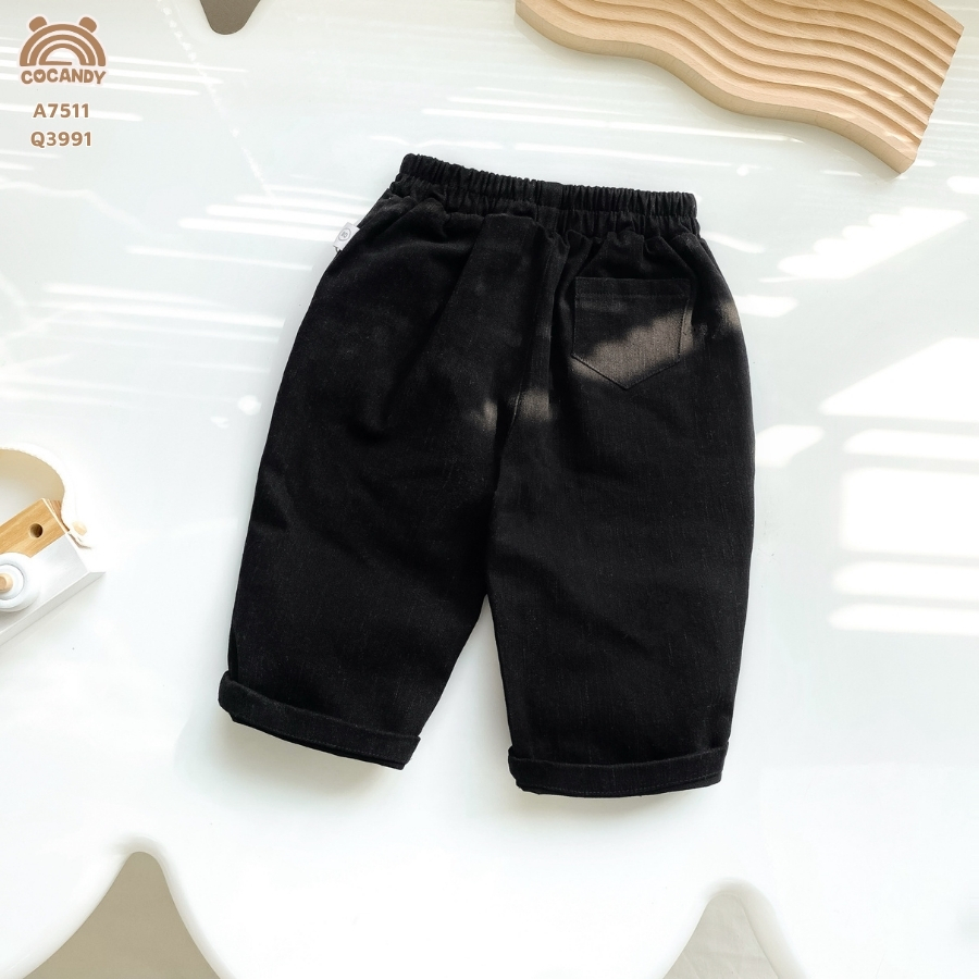 Quần dài jeans ĐEN cúc túi_thumbnail_3