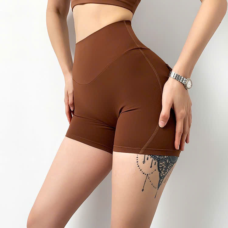 Quần Đùi Thể Thao Lulu Túi Hộp, Dáng Ôm Body, Có Chun Mông Hack Dáng_thumbnail_4