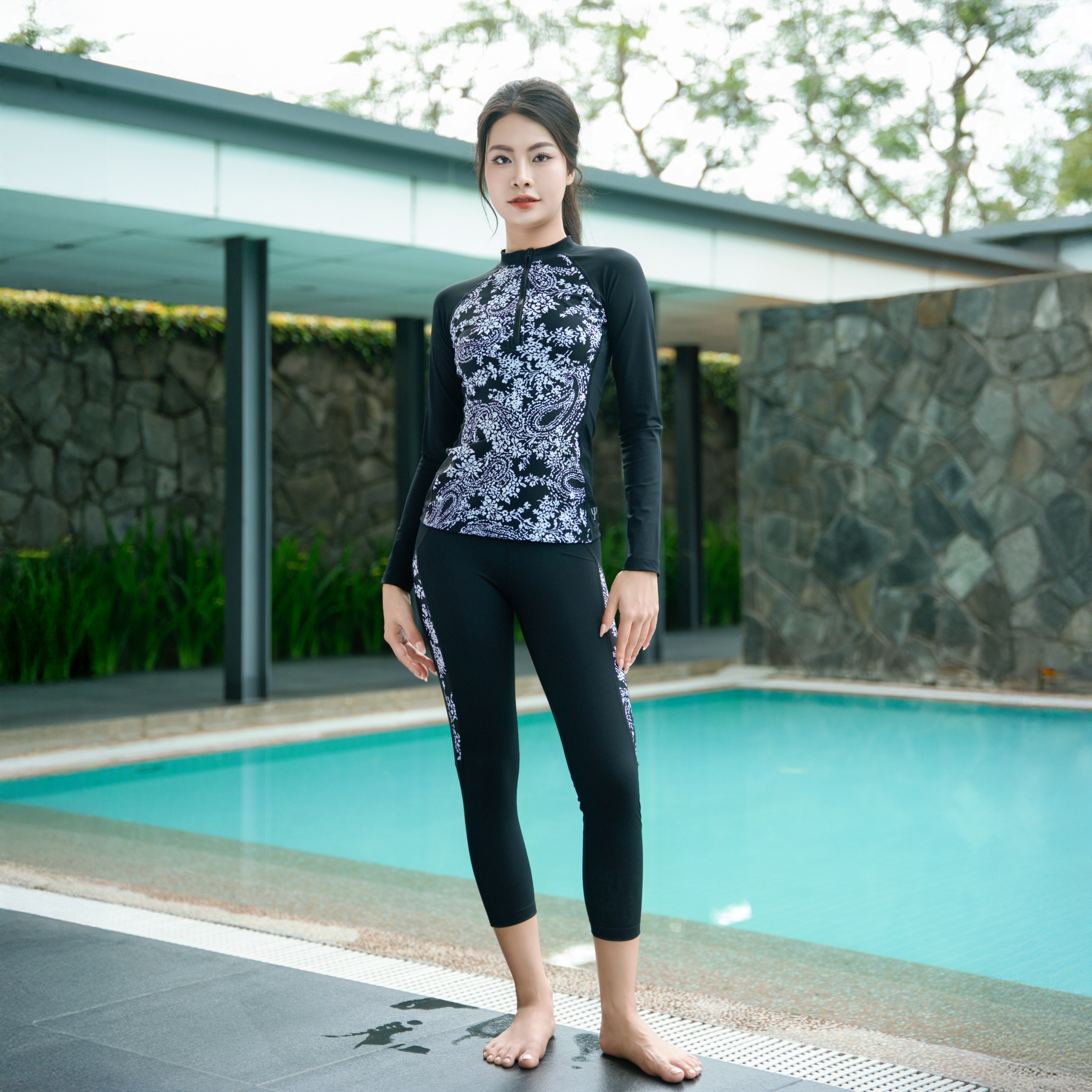 Đồ Bơi Nữ Narsis A25001, Chống Nắng, Hai Mảnh, Có Miếng Đệm Ngực, Chất Polyamide Spandex, Đi Biển_thumbnail_5