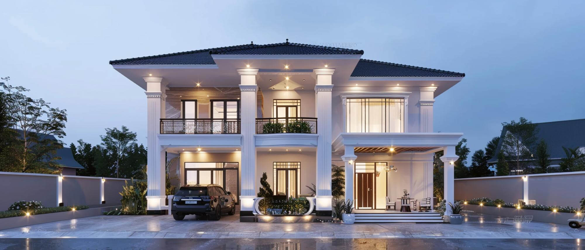 Những Điều Bạn Cần Biết Về Biệt Thự 3 Tầng Mái Nhật Hiện Đại