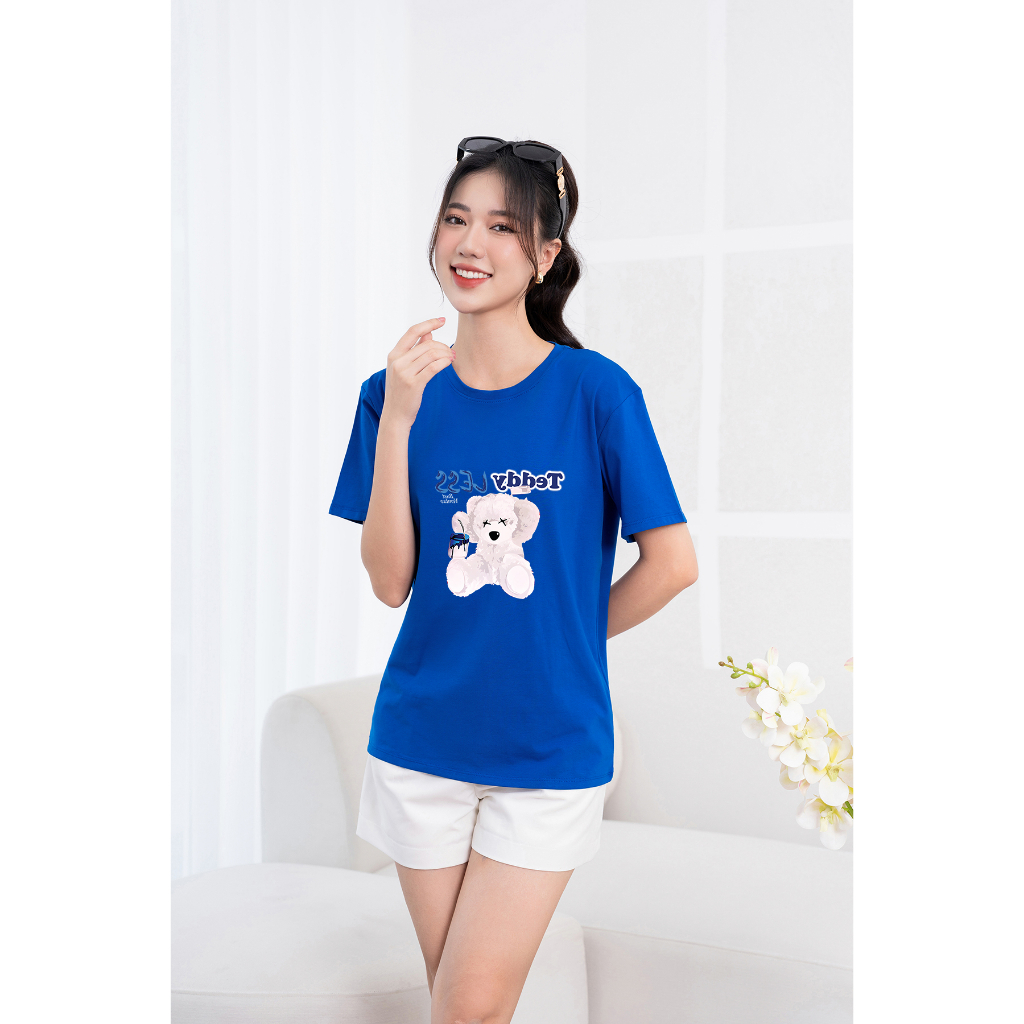 [Form Rộng] Áo phông nữ dáng rộng thun cotton - Loza G0011_thumbnail_5