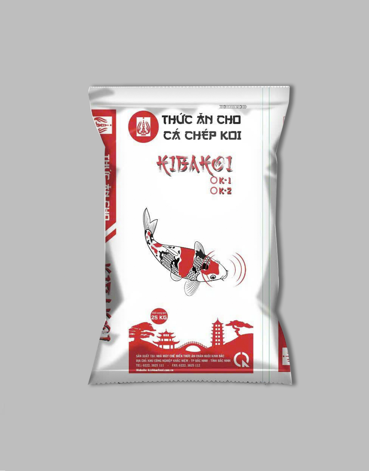 25 kg cám cá koi Kibakoi Nguyên khối không dầu