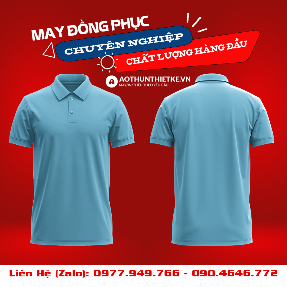Áo Đồng Phục Polo Basic Thiên Thanh_thumbnail_0