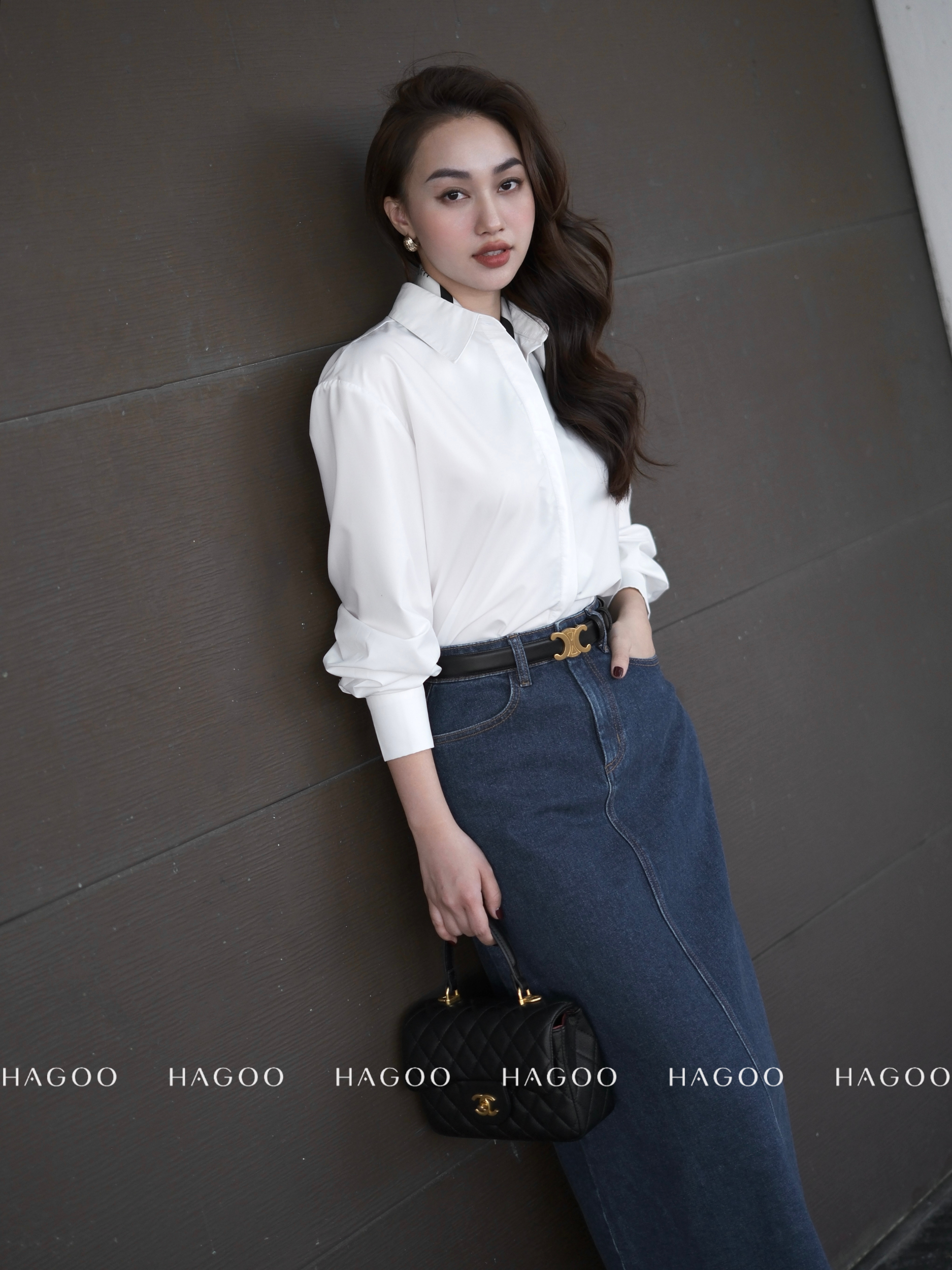 Chân váy jeans basic HAGOO_thumbnail_3