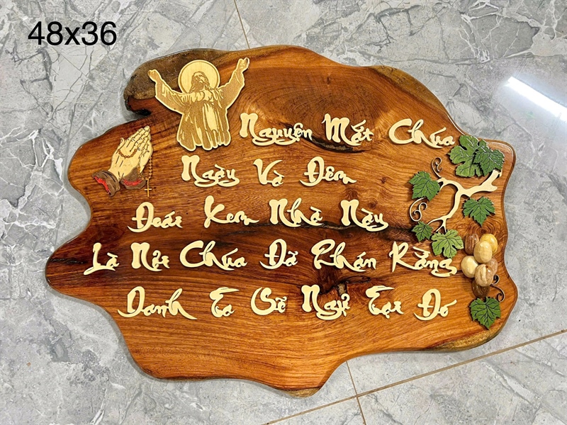 Tranh lời Chúa 48x36cm