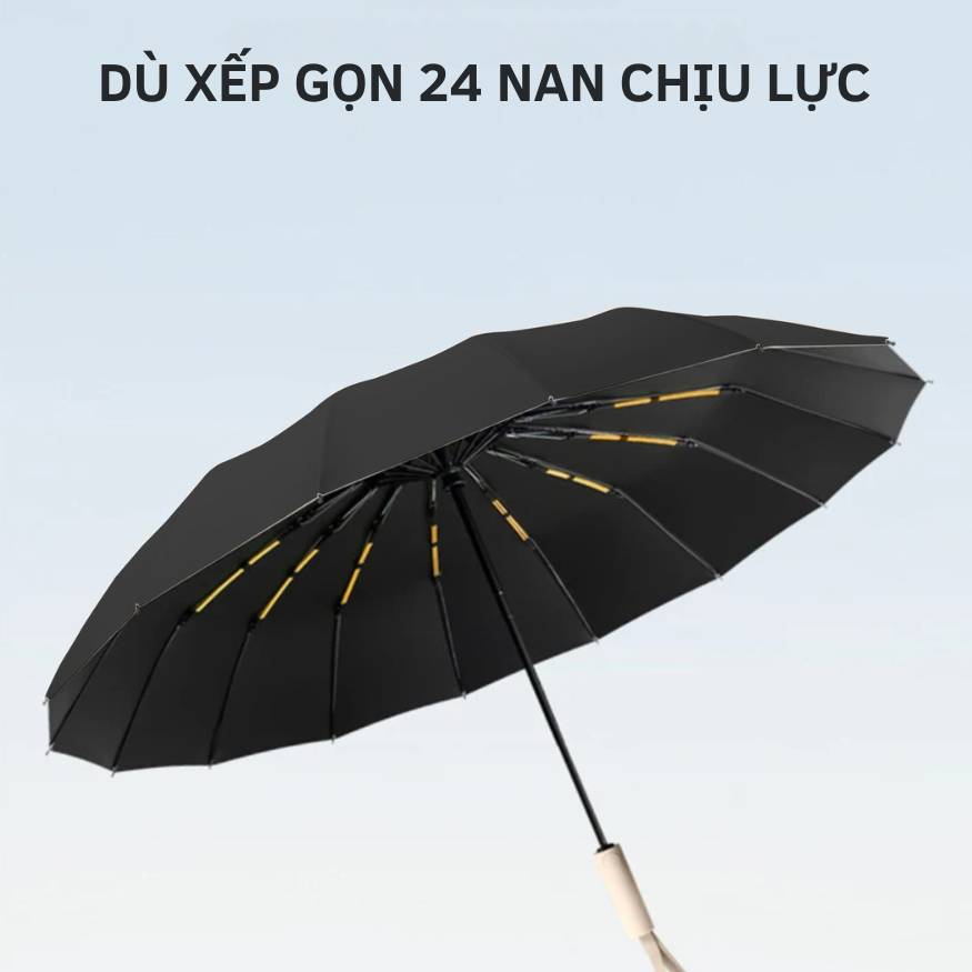 Dù tự gấp gọn 24 nan rộng 110cm Kachi chống UV MK376_thumbnail_5