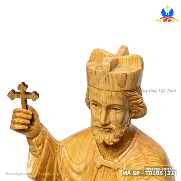 Tượng Thánh Phanxico Xavie gỗ pơmu 50cm_thumbnail_2