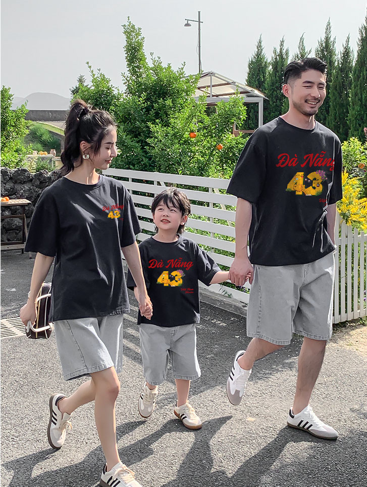 Áo thun nam du lịch Đà Nẵng ATD1299 Miucho Iconic vải cotton thoáng mát in mix_thumbnail_3