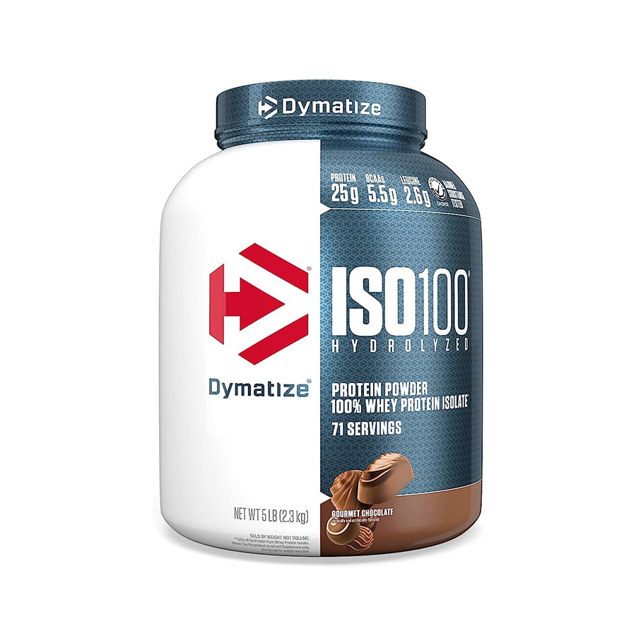 Dymatize ISO 100 Hydrolyzed, 100% Whey Protein Isolate, 5 Lbs (2.27 kg)