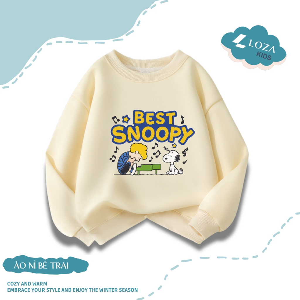 Áo sweater bé trai in hình BST Snoopy nhiều mẫu - Loza Kids IN010_thumbnail_9