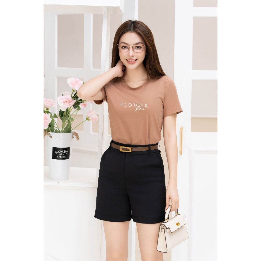 [Form Vừa] Áo phông nữ LOZA dáng suông vừa chất liệu thun 95% cotton - G0136_thumbnail_5