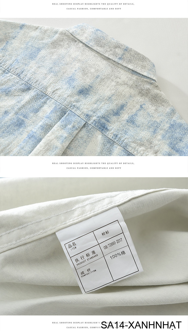SA14 - Áo sơ mi nam dài tay in họa tiết phong cách Nhật, dáng rộng thoải mái, chất cotton mềm mại_thumbnail_7