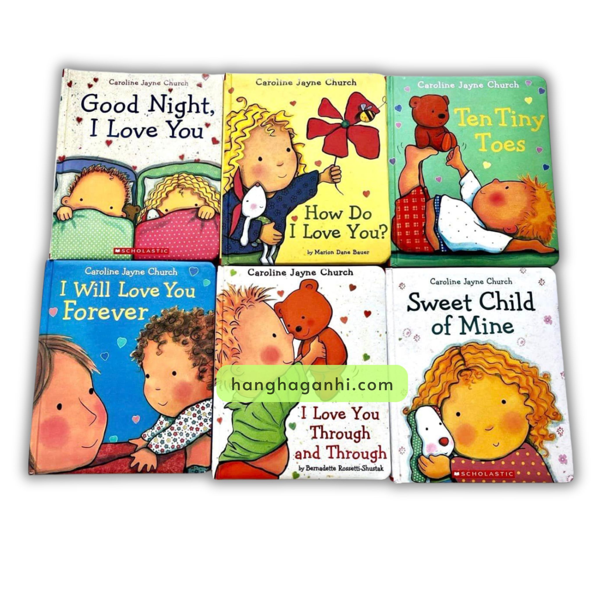 Caroline Jayna Church I Love You  – Trọn Bộ 6 Cuốn Bìa Cứng ( Kèm File nghe )_thumbnail_0