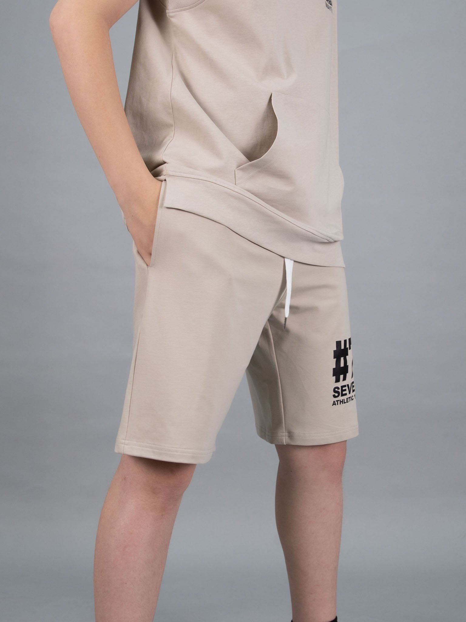 Quần short da cá màu be #7 seven_thumbnail_2