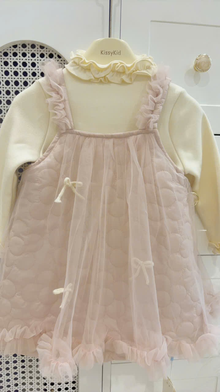 (S80) Váy phao ren hồng_thumbnail_0