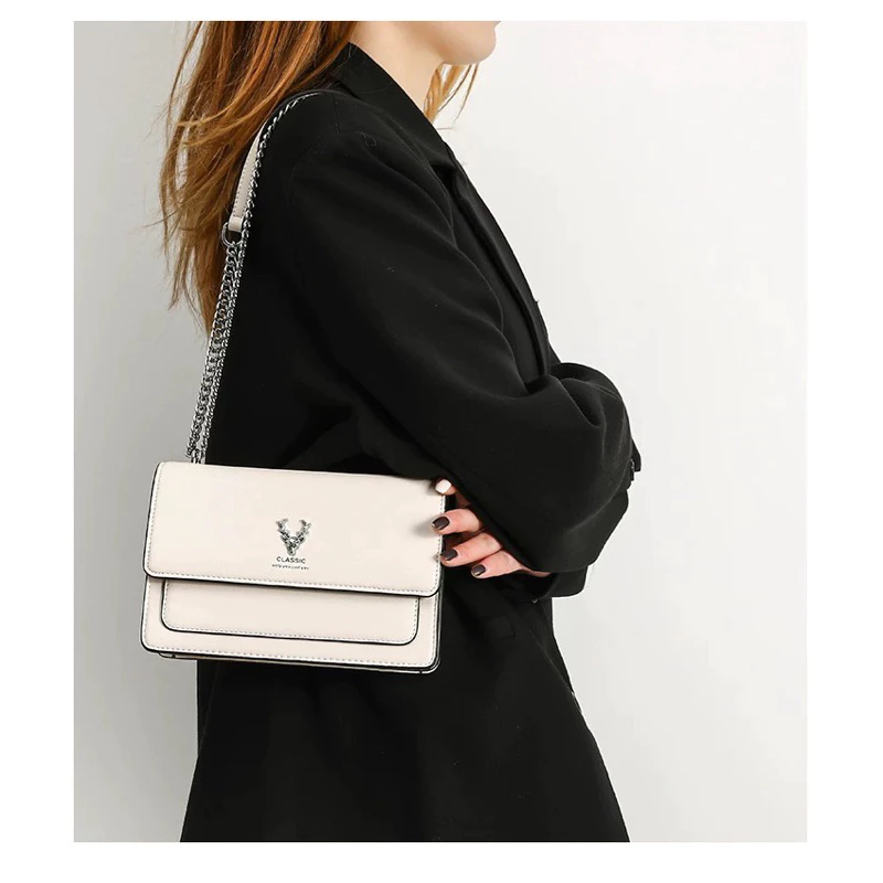 Túi xách nữ đẹp đeo chéo vai thời trang trẻ trung công sở dáng vuông nhiều ngăn Hàn Quốc