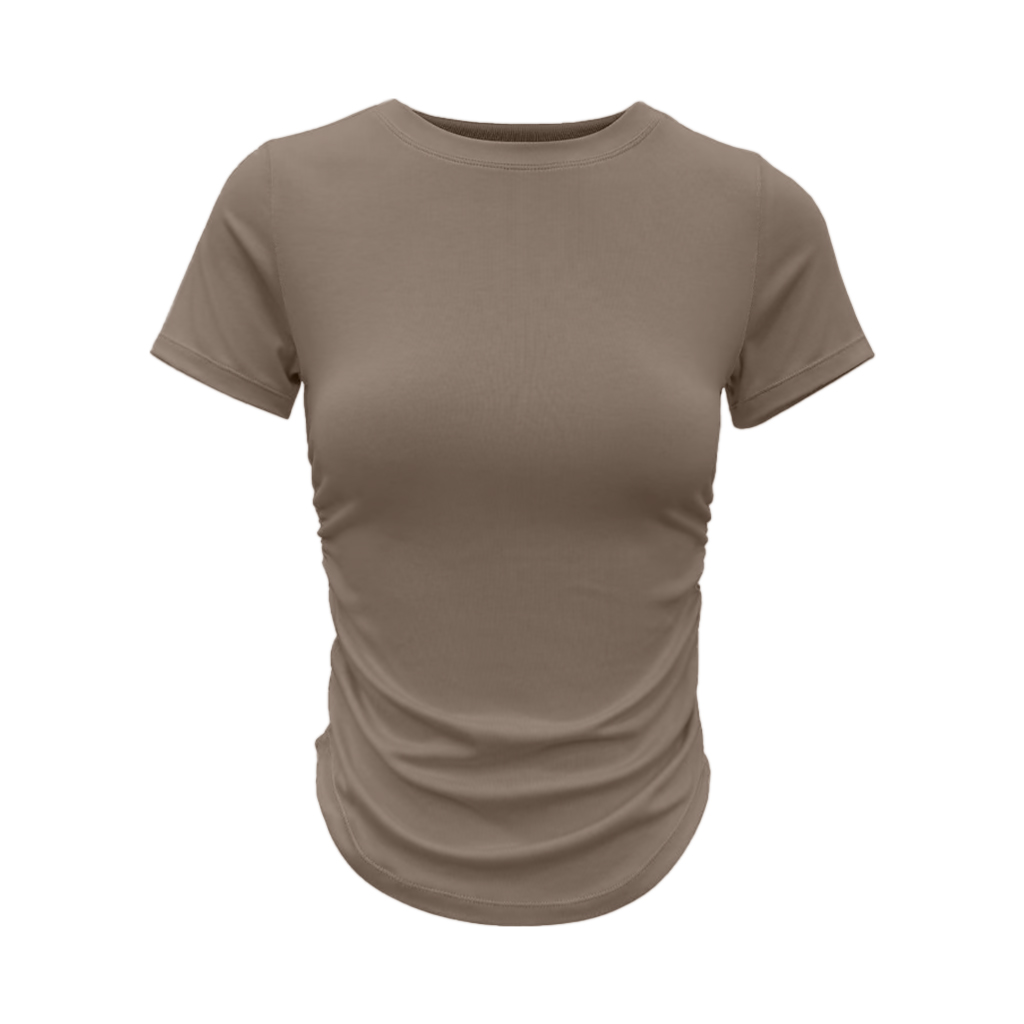 Áo thun nhún eo nữ AT00042 form regular Beezy che bụng, co giãn thoáng mát đủ màu_thumbnail_15