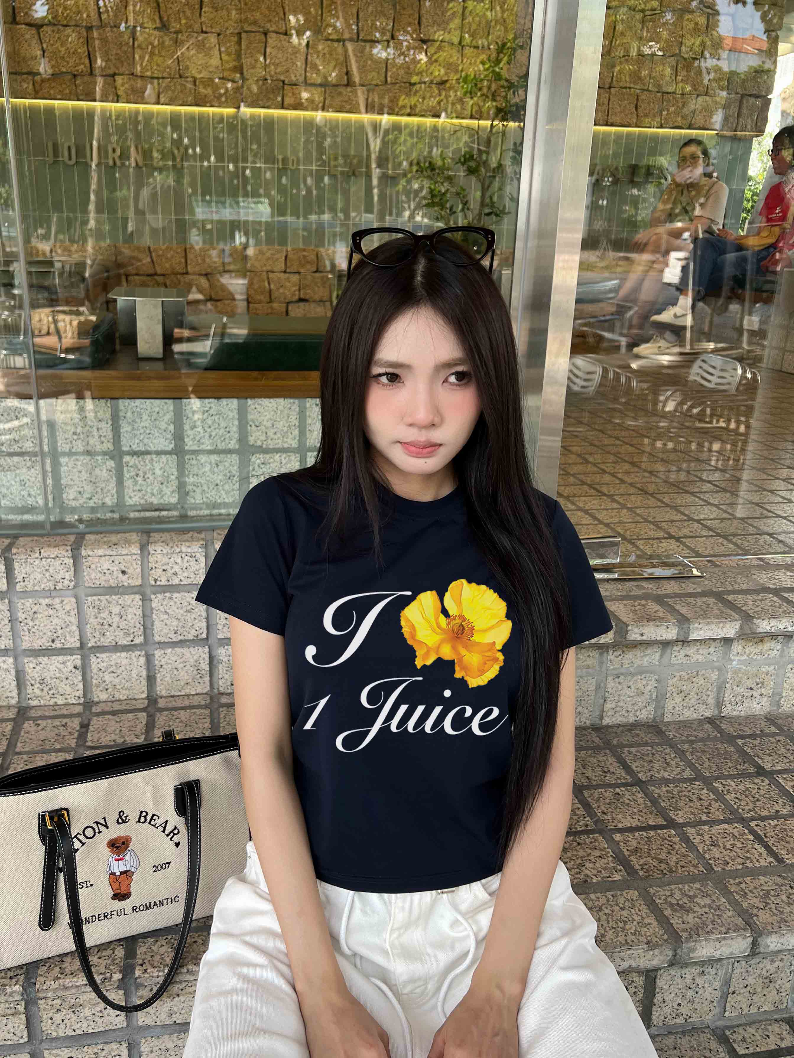 Áo Thun baby tee form ôm 2266 Miucho vải cotton co giãn thoáng mát in mix_thumbnail_2