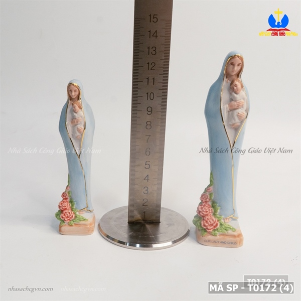 Tượng sứ Mẹ Thiên Chúa 13cm ✔_thumbnail_4