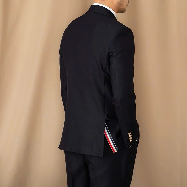 Bộ Suit Milano Đen Tuyền 2 hàng khuy (Jacket + Quần)_thumbnail_8