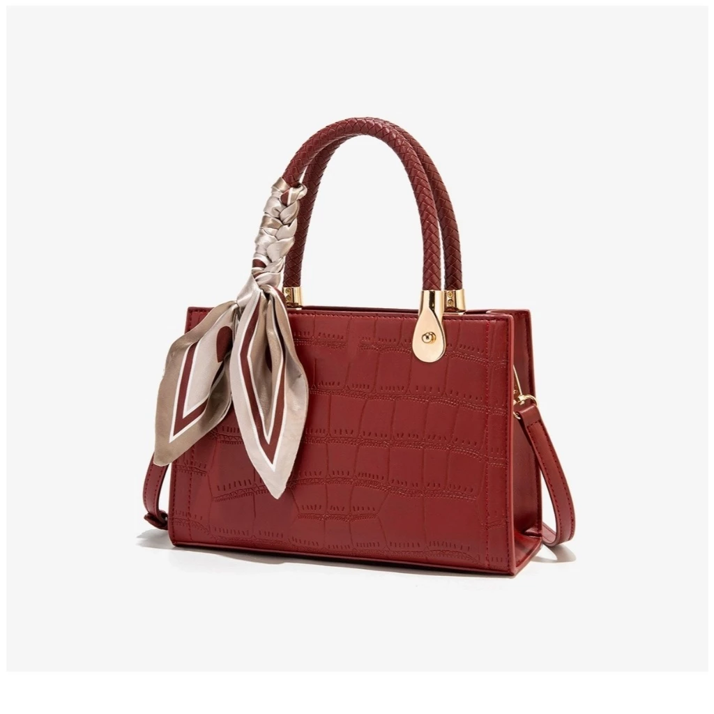 Túi xách nữ đeo chéo 2 quai cầm tay da mềm