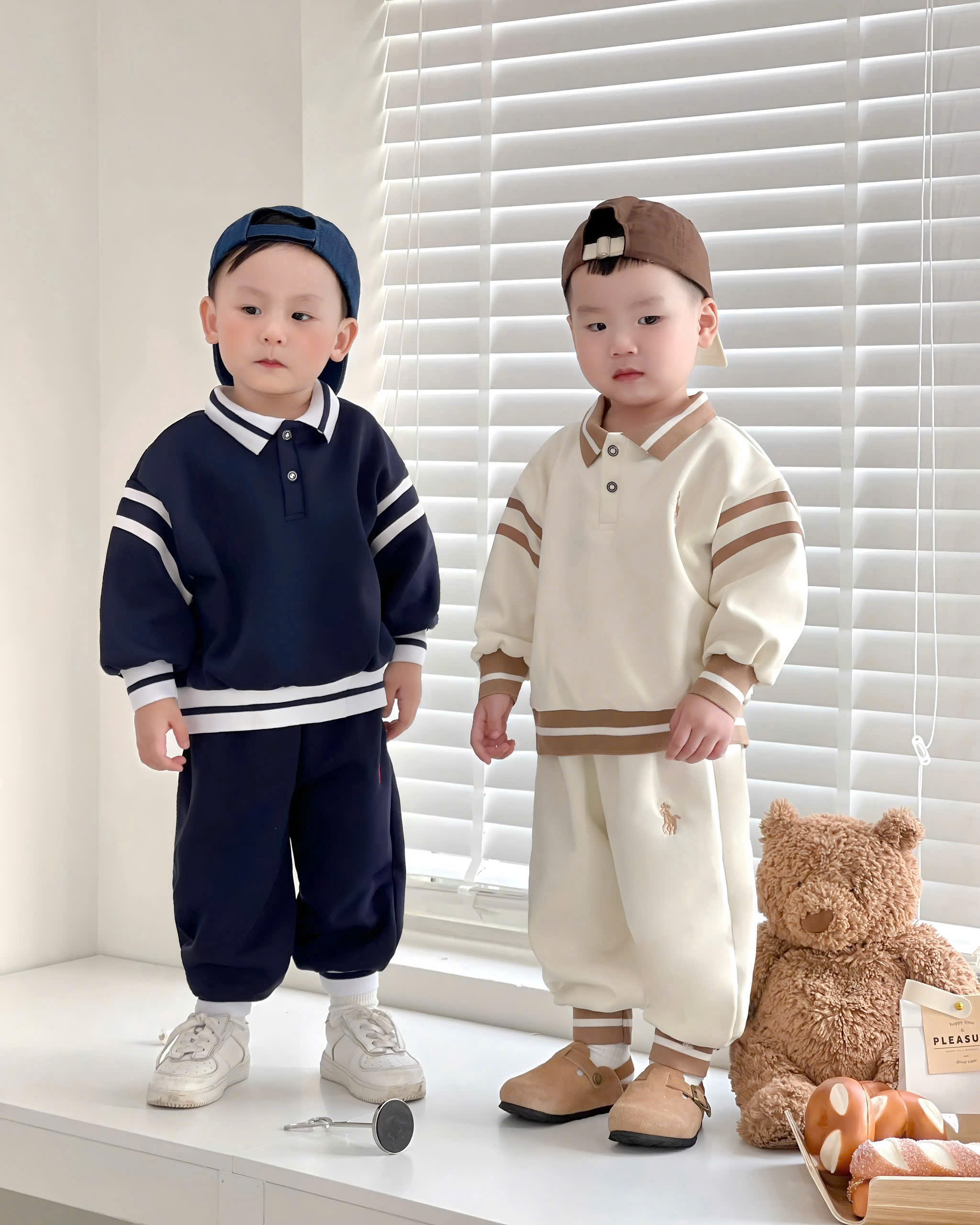 K66 BỘ POLO BE THAN THÊU NGỰA- A210.418