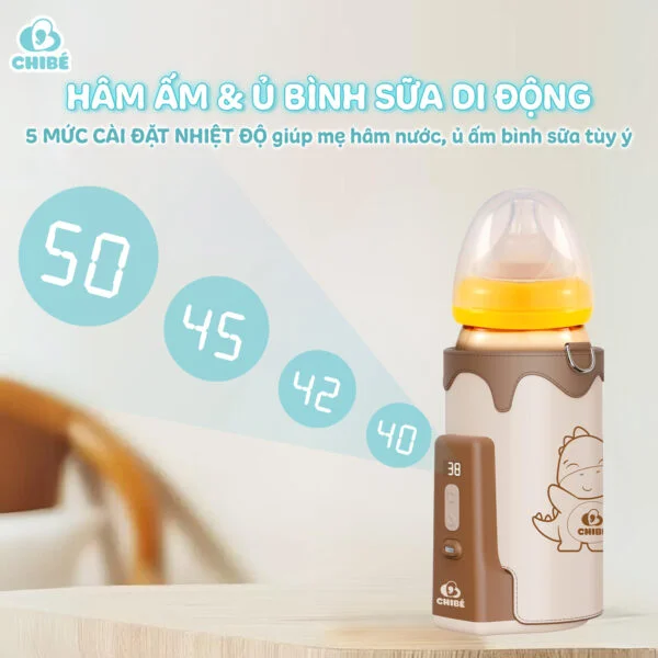 MÁY HÂM BÌNH SỮA DI ĐỘNG CHIBÉ WARM3 CB021_thumbnail_1