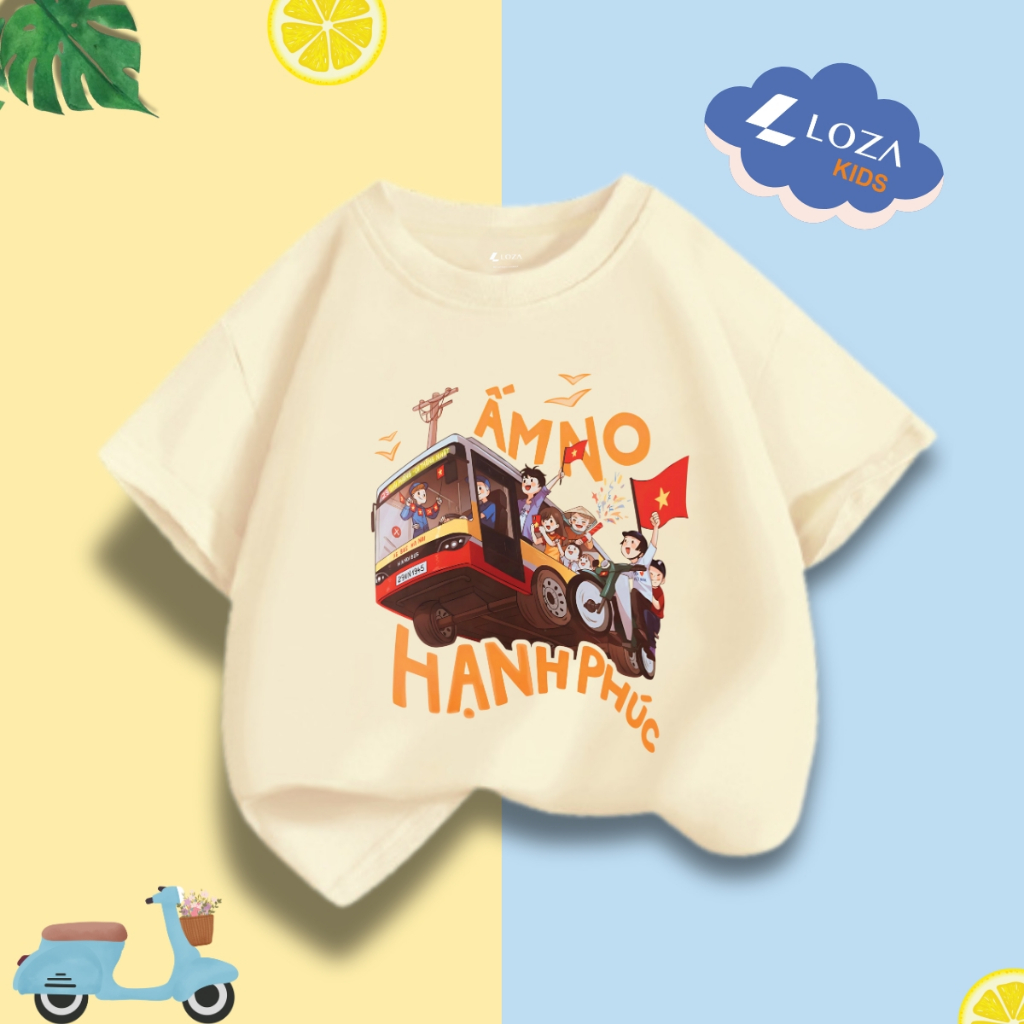 Áo phông cho bé in hình 