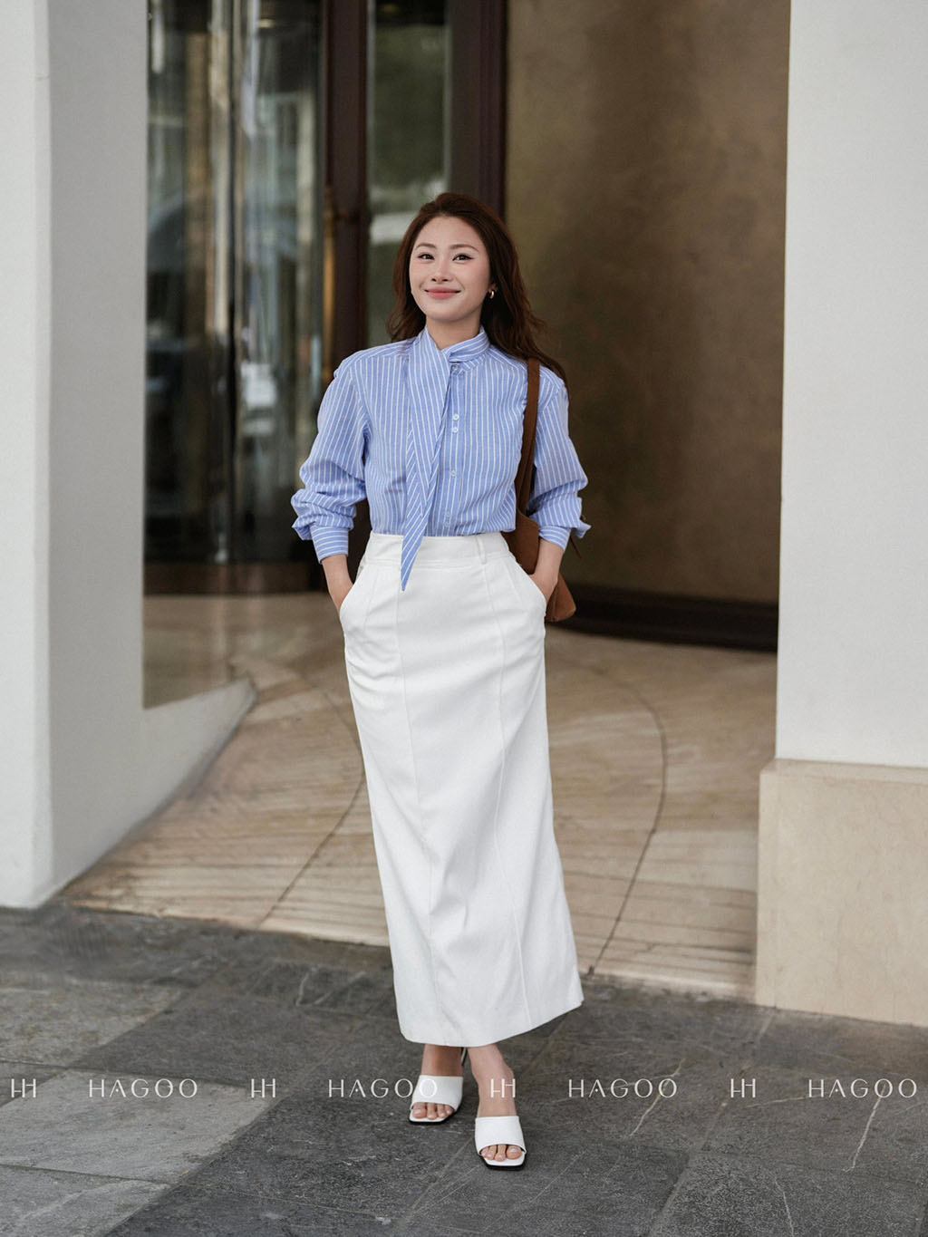 Áo sơ mi cổ tai thỏ HAGOO_thumbnail_10