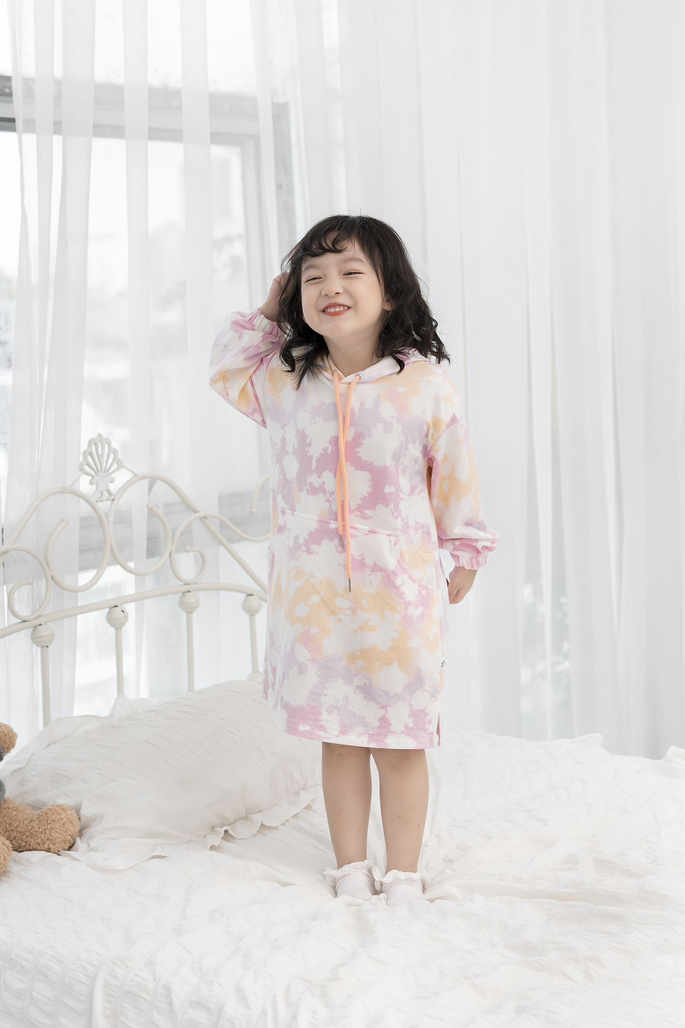 [ Outfit ấm áp ] Váy Hoodie tie-die_thumbnail_1