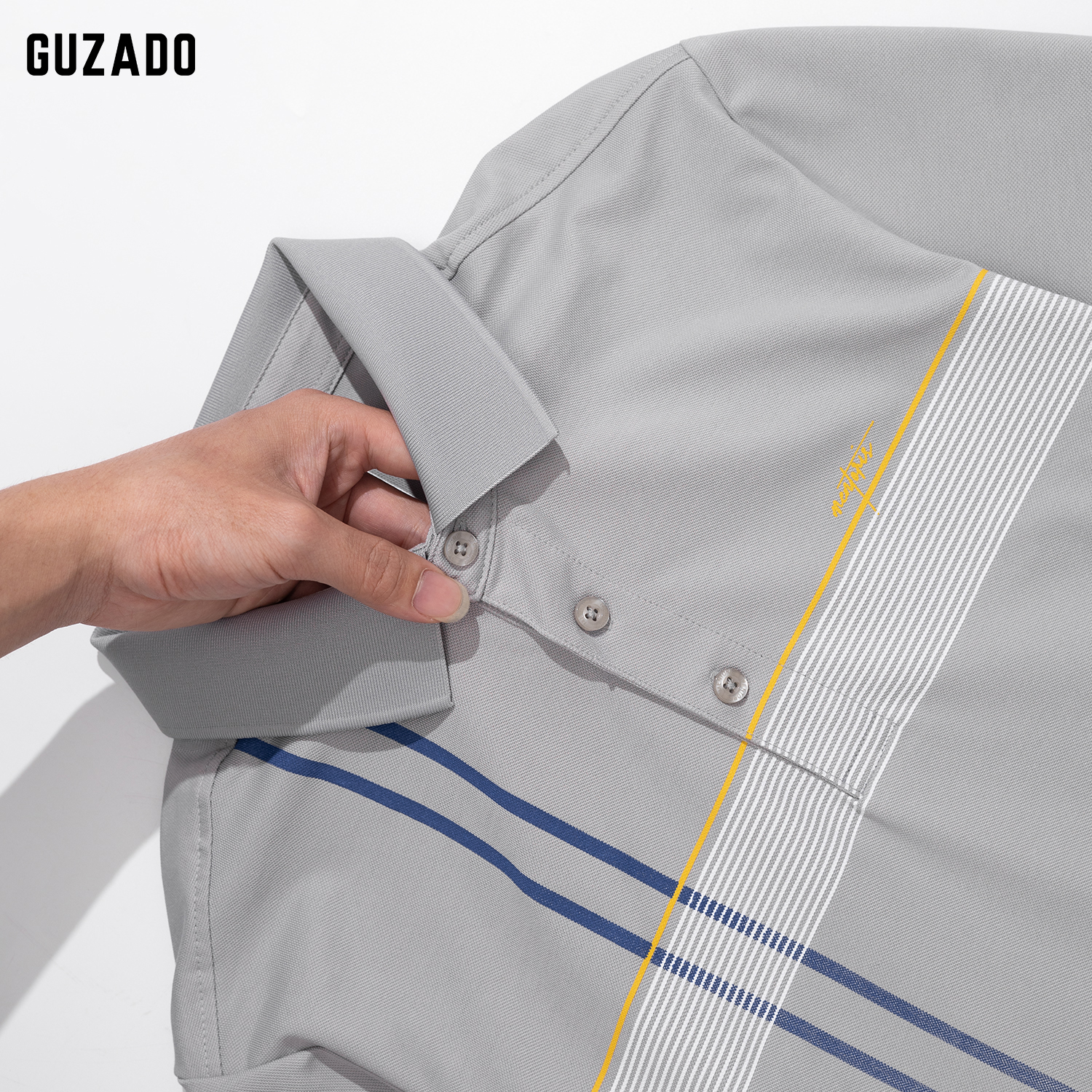 Áo Polo Nam Trẻ Trung Thanh Lịch Thương Hiệu GUZADO MPL2512S